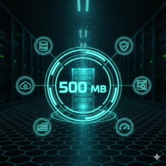 אחסון 500 מגה - פתרון מקצועי לאתרך